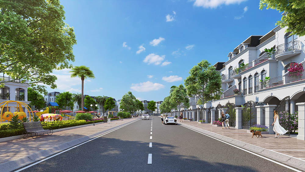 Lợi thế nằm ngay các trục đường lớn nên shophouse Vinhomes Long An có tiềm năng sinh lời hấp dẫn
