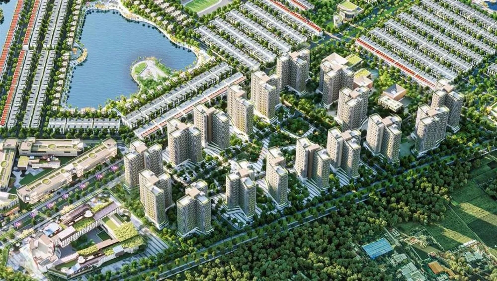 Mô phỏng khu đô thị Vinhomes Hậu Nghĩa
